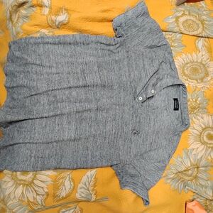 Zara Gray Polo Shirt Brand ZaraMan Size Xl